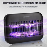 Vertmuro Indoor Bug Zapper, Powerful exterminator with removable tray, Portable Gnat Fly Trap for Home, Kitchen, Bedroom, Office, Black