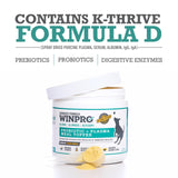 WINPRO Dog Probiotic Powder Meal Topper, Spray Dried Plasma with Prebiotics and Probiotics for Digestive Support and Gut Health for Dogs, All Breeds, Ages, and Sizes, 60 Scoops, Made in USA