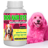 DOTUHAO Dog Hair Dye, Hot Pink Color Pet Hair Dyes, Permanent Pet Safe Dye, 8.45 Fl Oz (250 ml), Fashionable DIY Pets Grooming Easy to Use (Hot Pink, 8.45 Fl Oz)