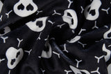 Lanyarco Skull Dog Halloween Costume Dog Pajamas Clothes, Skeleton Pet Costumes for Dogs Pajama Onesie PJS, Back 23" XLarge