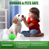 Mice Rodent Repellent 12Pills, Peppermint Oil Moth Balls for Mouse Rats Deterrent Pouches, Safety for Humans & Pets, Pest Control for Mosquito,Roaches,Ant,Bugs, Insect Defense for Indoor Outdoor Use