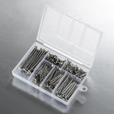 Wensilon 430pcs Stainless Steel 304 Nails Kit, Hanging Nails Kit, Wall Nails Kit, Dowels Kit, Long Nails Kit