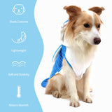 NACOCO Pet Shark Costume Clothes, Cute Christmas Dog Apparel Outfit for Large Dogs, Fall and Winter (Blue, 3XL)