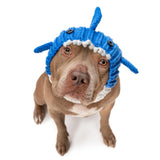 Zoo Snoods Baby Shark Costume - Warm Knit Dog Snood Wrap for Pets, Neck Ear Cover Protection, Halloween Winter (Large)