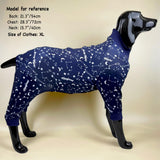 D.E.E Dog Shirt for Large Dogs Summer Dog Clothes Lightweight Tank Top Female Big (ZipGalaxyDark, 3XL)