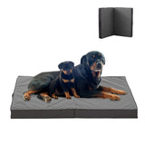 PETABBY Outdoor Dog Bed for Large Dogs, Waterproof & Washable, Foldable & Orthopedic, 41" All Weather