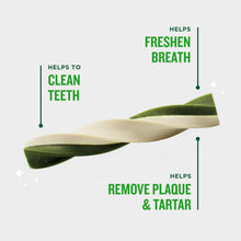 Load image into Gallery viewer, Minties Twists VetIQ Dog Dental Bone Treats, Dental Chews for Medium/Large Dogs (Over 40 Lbs), 40 Count
