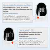 Cat and Dog Ear Temperature Monitor, Pet Only Thermometer, Dogs or Cats Ear Temperature Monitor with Warranty, Dog and Cat Ear Care Supply, Take Pet Temperature Tool.