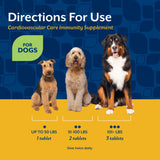 NaturVet Cardiovascular Support Dog Supplement Plus Taurine – Helps Support Dog Heart and Cardiovascular Systems – Includes Antioxidants, Magnesium, Hawthorn, L-Carnitine – 60 Ct.