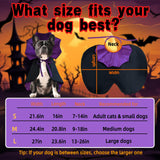 Vampire Cloak Dog Costumes for Medium Dogs, Devil Cape Dog Halloween Costume, Halloween Costumes for Medium Large Breed