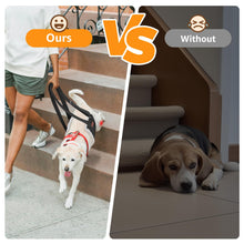 Load image into Gallery viewer, Adjustable Dog Lift Harness, Dog Sling for Large Dogs Lift Support and Rehab Harness for Weak Rear Legs, Soft Hind Leg Support Helps Senior, Injured, Disabled and After ACL Surgery Dogs(Black,Medium)
