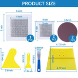 Drywall Repair Kit,Drywall Hole Patch Repair Kit,Wall Spackle Paste 9.8OZ to Fix Wall Surface Holes and Creak Damage with White Wall Repair Putty,Scraper,Sanding Pad Fill Quick and Easy Solution