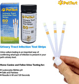 PetTest UTI Test Strips for Dogs & Cats, Detect Urinary Tract Infections in Your Pets from Home with Easy Urine Testing