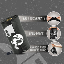 Load image into Gallery viewer, Pet N Pet 1080 Counts Black Poop Bags for Dogs, 41% Plant Based &amp; 59% PE Extra Thick Dog Poop Bags Rolls, 9" x 13", Unscented Pet Waste Bag
