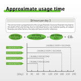 FZONE 5.5L Aquarium CO2 Generator System Carbon Dioxide Reactor Kit with Regulator and Needle Valve for 600-800g Raw Material