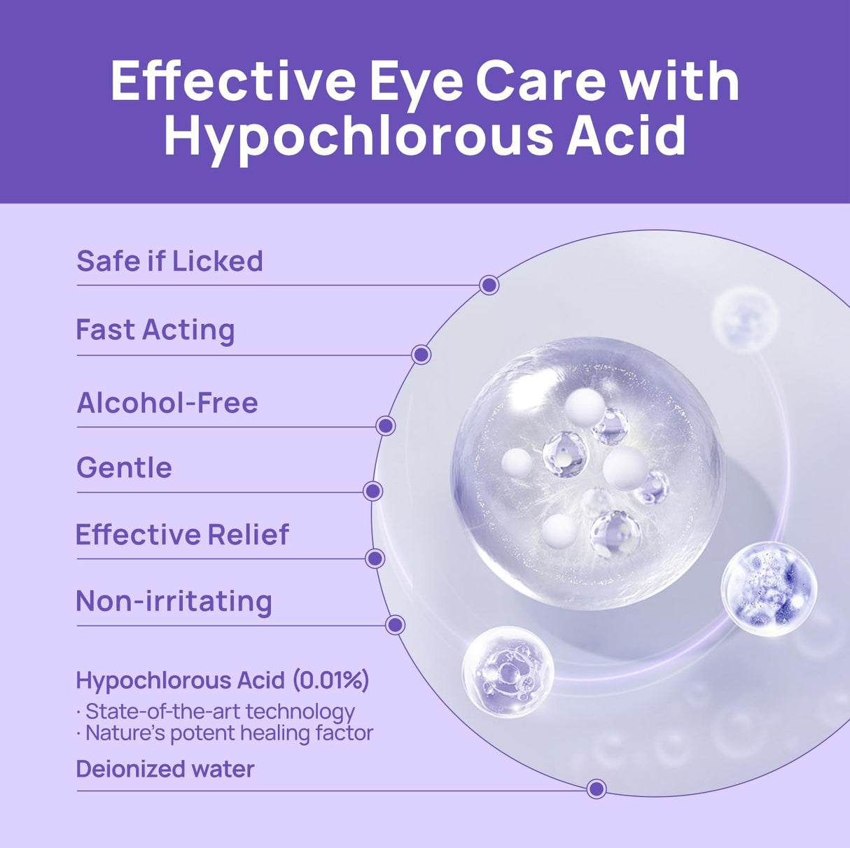 HICC PET Dog Eye Drops 5.1 fl oz Eye Drops for Dogs and Cats Vet-Recommended Dog Eye Infection Treatment to Soothe Infection Allergy, Relieve Dry Eyes Pink Eyes, Pet Tear Stain Cleaner