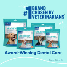 Load image into Gallery viewer, Virbac CET VEGGIEDENT FR3SH Tartar Control Chews for Dogs - Small
