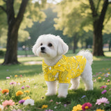 Bivxisrvo Yellow Banana Dog Clothes for Medium Dogs Christmas Boy Girl Dog Shirt Soft Puppy Outfit Adorable Pet T-Shirts Puppy Summer Hawaiian Beach Polo Shirts Clothes Kitten Beach Clothing