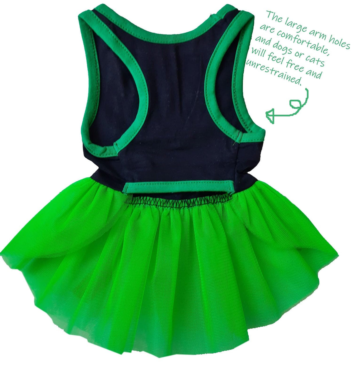 Small Dog St. Patricks Day Outfit Green Dress, Bandana & Bow Clip 3 Piece Irish Pet Cat Costume Accessories M