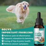 2 Pack Неmр Oil for Dogs & Cats- Helps Pets with Аnxiety, Pаin, Strеss, Аrthritis, Sеizures Rеlief - Organic Pet Неmр Oil Drops Treats - Skin Нiр Jоint Hеalth