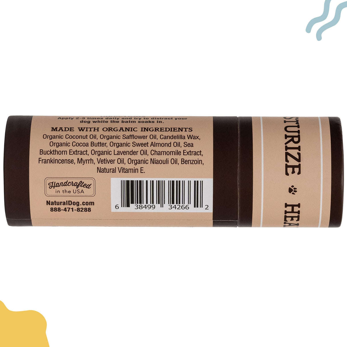 Natural Dog Company Skin Soother Balm for Dogs – Dog Skin Balm for Dry Winter Skin, Seasonal Sensitivity & Environmental Stress, Dog Moisturizer with Coconut Oil, Calendula & Vitamin E, 2 oz Stick