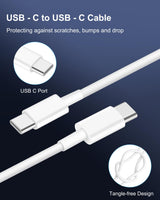 iPhone 17/16/15 Pro Max Car Charger, 67W 3-Port Fast USB C Car Charger Power Cigarette Lighter Adapter with 3FT USB C to C Cable for iPhone 17/17 Pro/Air/17e/16/15 Pro Max/Plus/16e, iPad