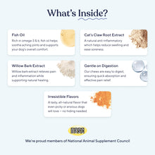 Load image into Gallery viewer, Pawfy Advanced Pain Management - Essential Vitamins &amp; Supplements with Omega 3 |Joint Supplement for Dogs - Supports Hip &amp; Joint Health for Small, Medium, Large Breeds | 30 Fast-Acting Chews
