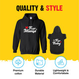 Fur Mama Fur Baby Matching Hoodies for Humans and Pets - Soft Dog & Cat Sweatshirt Set - Premium Gift for Holidays