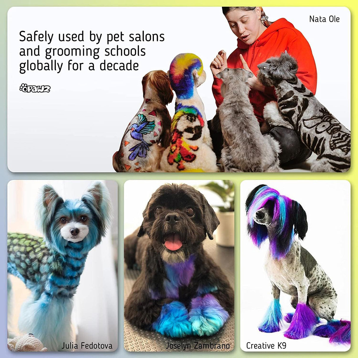 OPAWZ Color Isolation for Dog Hair Dye, Water Soluble Formula, Easy to Wash Out, Protect Areas Not Need Display, 3oz