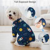 4 Pack Dog Pajamas Pet Costumes Dog Jammies Onesies Sweatshirt Adjustable Breathable Stretchy Clothes for Puppy Small Medium Large Dogs Girls Boys,XS
