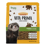 Sunseed Vita Prima Ferret Food - Dry Food for Ferrets - Vitamin-Fortified with Essential Nutrients - Supports Healthy Digestion and Healthy Teeth, 3 lb