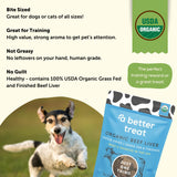 A Better Treat – Organic, Freeze Dried, Single Ingredient, 100% Grass Fed and Finished Beef Liver Dog Treats, Cat Treats | Natural Healthy | Grain Free, High Protein, Diabetic Friendly | Made in USA