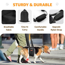 Load image into Gallery viewer, Adjustable Dog Lift Harness, Dog Sling for Large Dogs Lift Support and Rehab Harness for Weak Rear Legs, Soft Hind Leg Support Helps Senior, Injured, Disabled and After ACL Surgery Dogs(Black,Medium)
