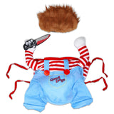 GOYOSWA Dog Halloween Costumes, Pet Deadly Doll Dog Costume Funny Dog Costumes Dog Halloween Costume Clothes for Small Medium Large Extra Large Dogs Pets (Large)