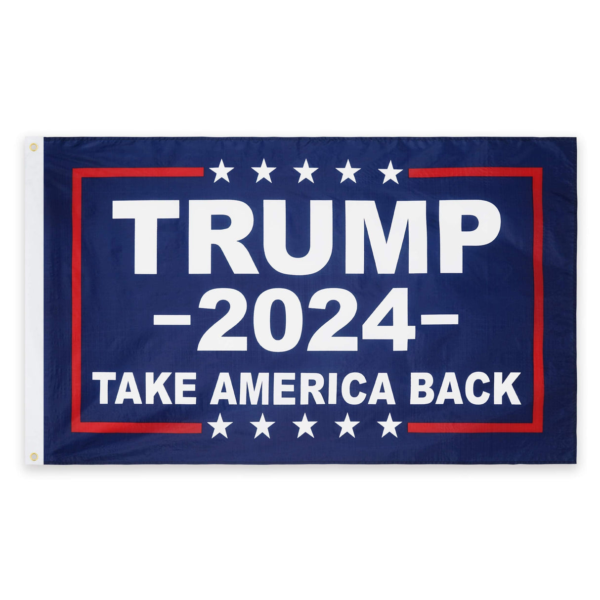 DANF Double Sided Donald Trump for President 2024 Take America Back Flag 3x5 Foot with Grommets