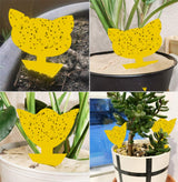 48 Pack Yellow Sticky Traps Gnat Trap, Sticky Trap Gnat Killer Indoor, Fruit Fly Traps Fungus Gnat Trap Insects Flies House Plant Trap Bug Sticky Traps for House Indoor