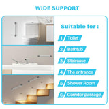 2 Pack 12 Inch Grab Bars for Bathtubs and Showers, Handicap Grab Bars, Shower Handle, Anti Slip Shower Handles for Elderly, Safety Shower Grab Bar, Stainless Steel