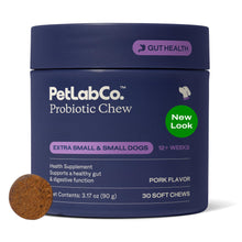 Load image into Gallery viewer, PetLab Co. Probiotics for Dogs - Support Gut Health, Occasional Diarrhea, Digestive Health, Paw Licking &amp; Seasonal Allergies, Pork Flavor, 30 Soft Chews, Formulated for Small Dogs, Packaging May Vary
