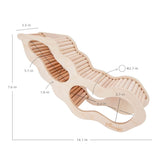 Niteangel Hamster House w/Climbing Ladder for Hamsters Gerbils Mice or Similar-Sized Pets (Secret Peep Tunnel Hamster Hut)
