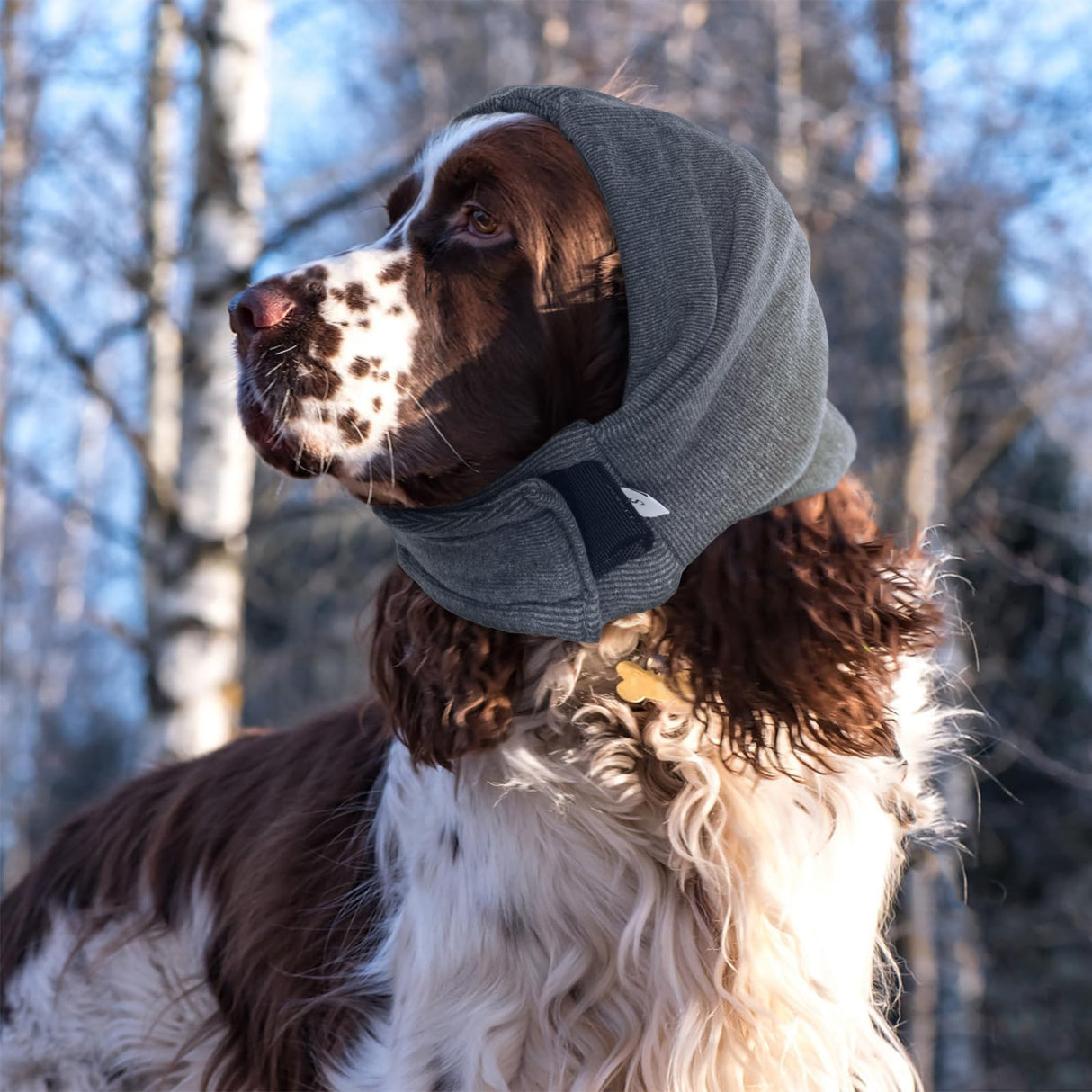 Nanaki Dog Calming Hoodie No Shake Ear Wraps for Dogs Ear Protection Dog Cover Muffs Pet Head Warp Anxiety Relief Pet Hematoma Wrap Head Cover The Grooming and Force Drying Doggy Protector Fireworks