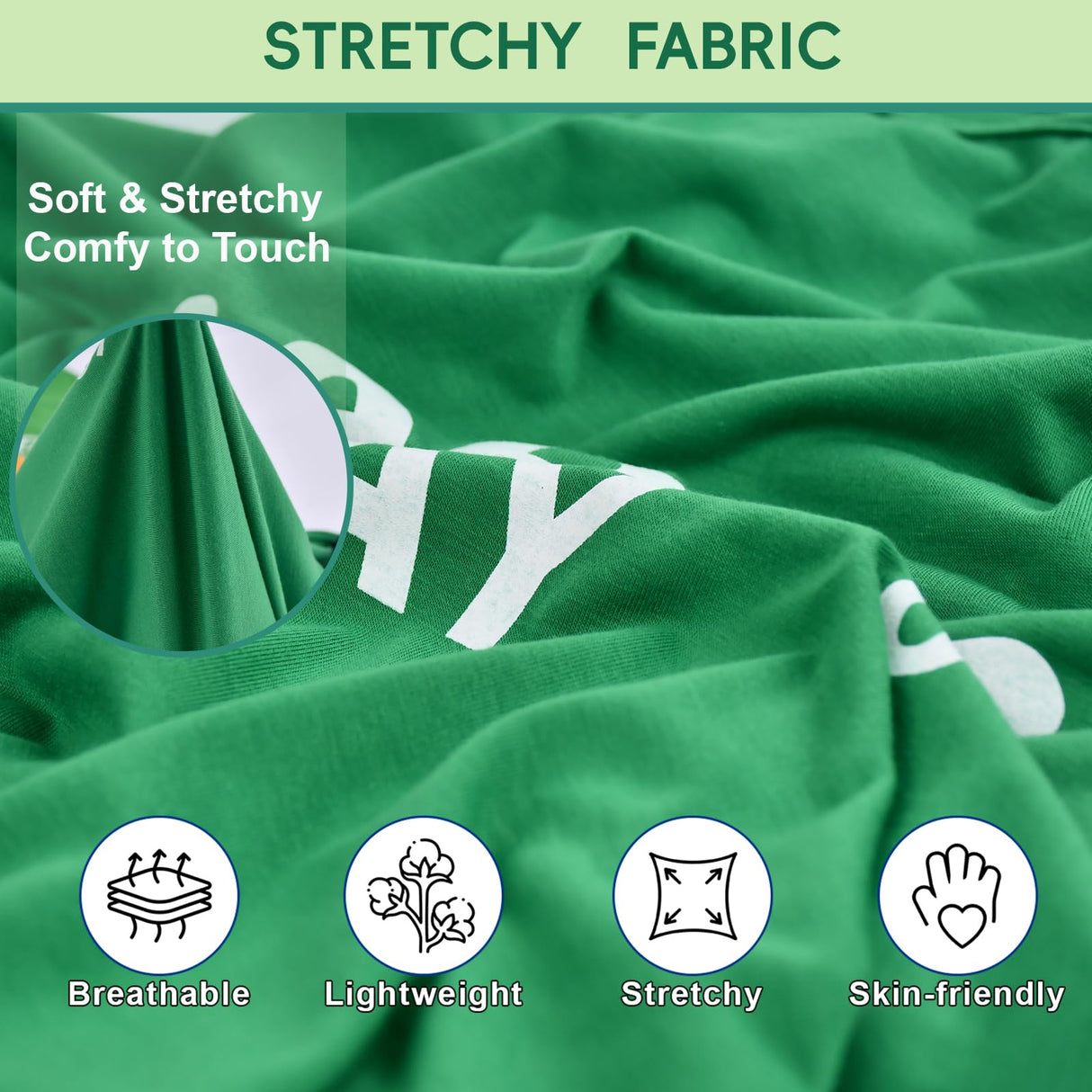 Vehomy 2-Pack st Patricks Day Dog Shirt Irish Holiday Green Dog Shirts with Shamrock Patterns Pet Saint Patricks Clover Clothes Outfit Sleeveless T-Shirt for Small Medium Large Dogs 4XL