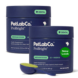 PetLab Co. ProBright Dental Powder - Dog Breath Freshener - Teeth Cleaning Made Easy – Targets Tartar & Bad Breath - Formulated for Medium Size Dogs - Pack of 2