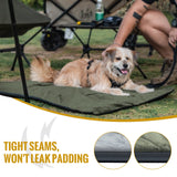 ONETIGRIS Travel Dog Bed - Portable, Washable, Waterproof Anti-Slip Dog Camping Bed, 3.6ft by 2.2ft Outdoor Indoor Bed Mat Cushioned Plush Warm Puppy Mattresses
