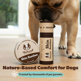 Natural Dog Company Skin Soother Balm for Dogs – Dog Skin Balm for Dry Winter Skin, Seasonal Sensitivity & Environmental Stress, Dog Moisturizer with Coconut Oil, Calendula & Vitamin E, 4 oz Tin