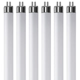 KOR (Pack of 6) F8T5/CW - T5 Fluorescent 4100K Cool White - 8 Watt - 12" Super Long Life Light Bulbs