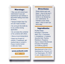Load image into Gallery viewer, OcluVet Eye Drops for Pets | Clinically Studied Antioxidants for Pets with Cataracts | Made in The USA | Includes 2% N-Acetyl-L-Carnosine (NAC) | 16mL
