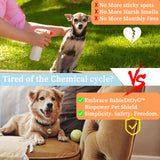 Natural Flea & Tick Repellent Collar Pendant for Dogs & Cats –12-Month Water-Resistant Biomass Energy Pet Shield – Safe for Pets When Used as Directed – Gift Ready (One Size- 2packs)
