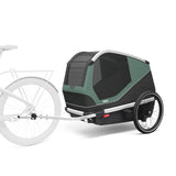 Thule Bexey pet Bike Trailer - Carrier for Small & Large Sized Dogs - Foldable Design - Easy to Connect to Bike - Padded Interior - Converts into Travel Crate - Durable Materials