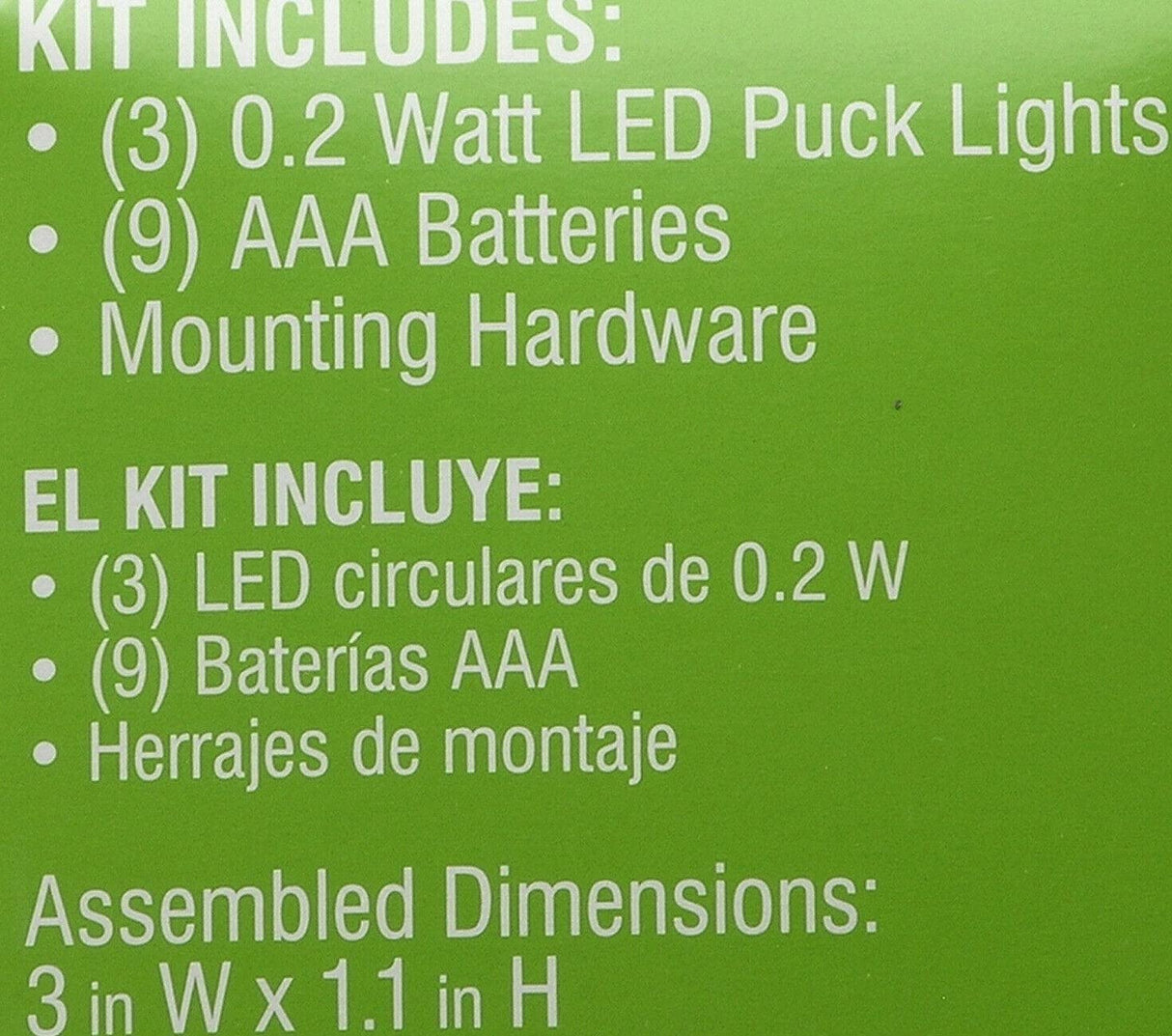 Commercial Electric 3 in. Motion Activated LED White Puck Light (3-Pack)