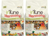 Higgins 2 Pack of Intune Harmony Food for Conures, Cockatiels, Lovebirds and Parrotlets, 2 Pounds Each
